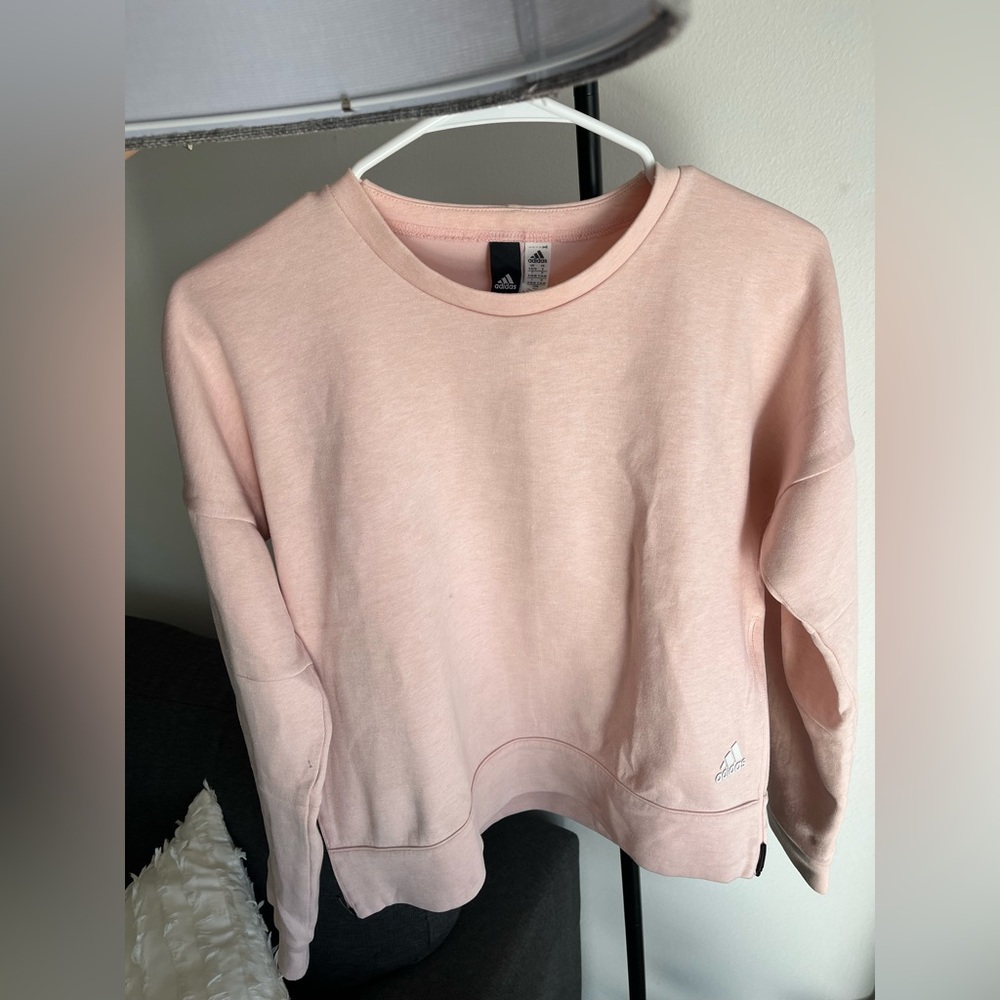 Pink sweater adidas size S